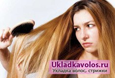 Востановление прядей волос